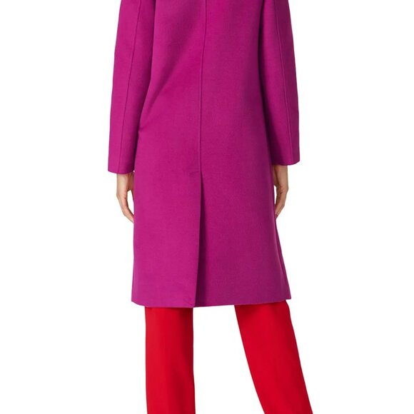 Noize Magenta Wool Blend Coat L - Picture 8 of 9